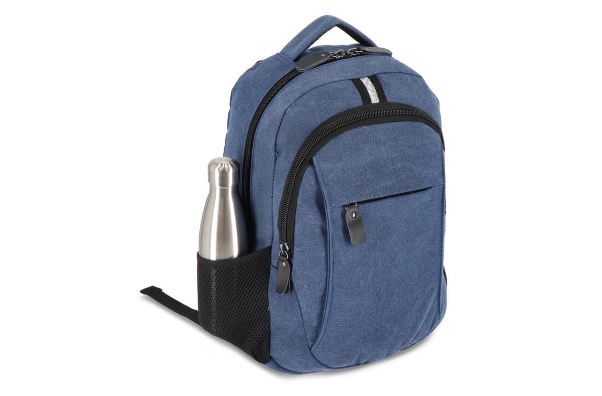 Recycled cotton canvas backpack Harper 5