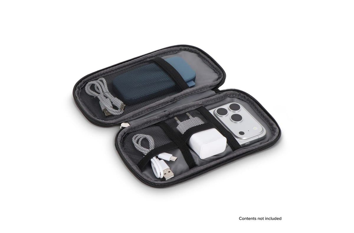 rPET PU coated 210D Kyra organizer bag 20 x 11.5 x 2 cm 5