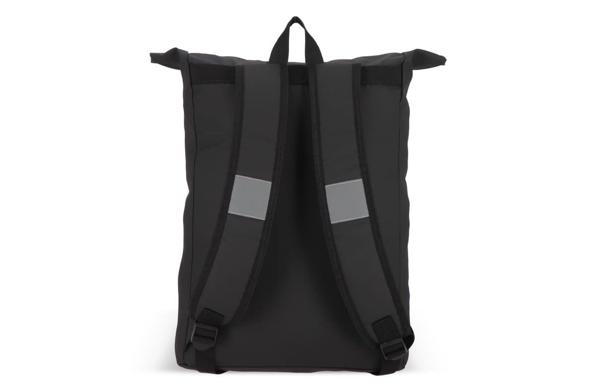 PU coat R-PET 600D rolltop backpack 20L 5