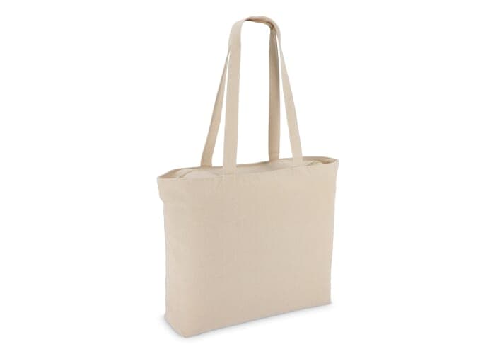 Cotton Tote bag with zip OEKO-TEX® 47 x 11 x 35cm 320g/m² 2