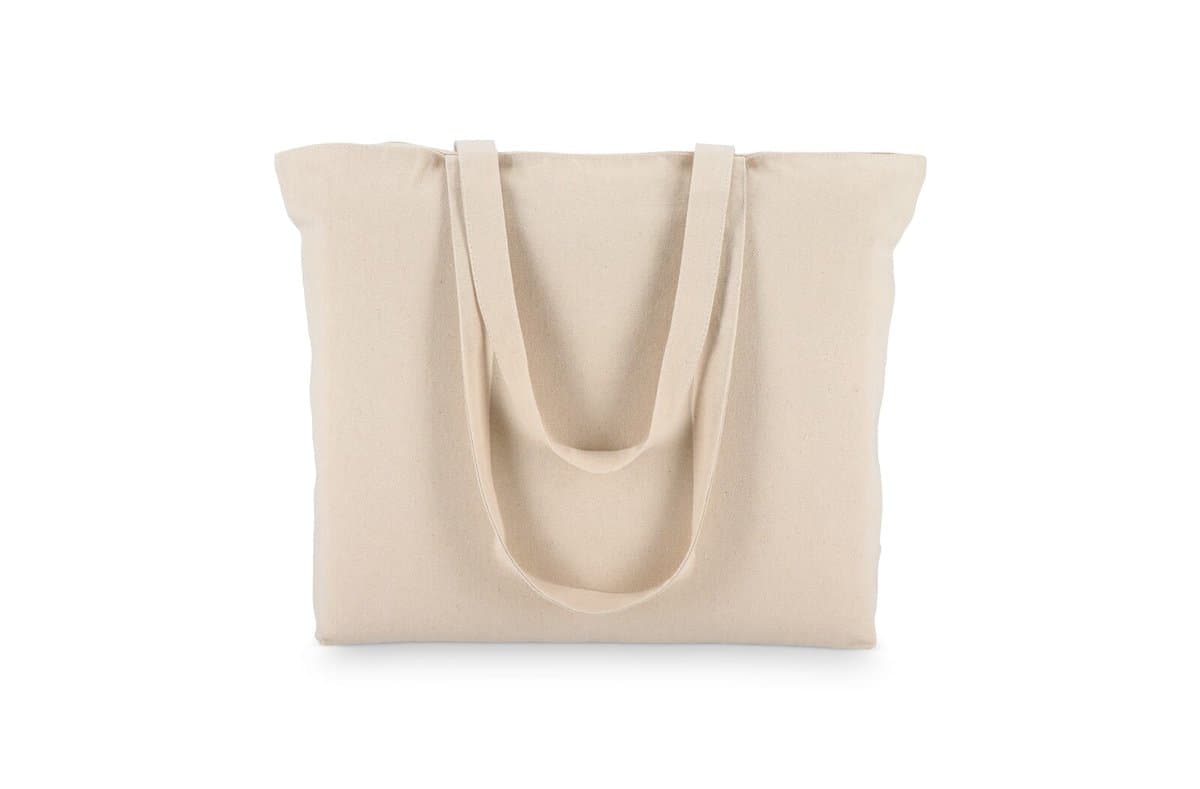 Cotton Tote bag with zip OEKO-TEX® 47 x 11 x 35cm 320g/m² 5