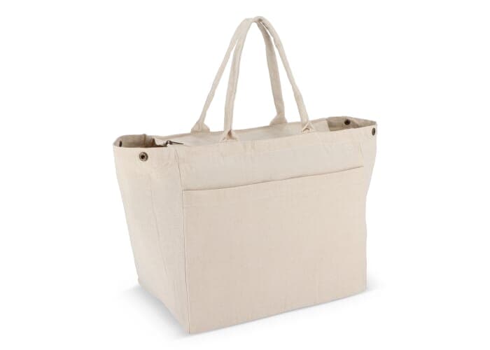 Cotton Tote bag with zip OEKO-TEX® 39 x 24 x 34cm 320g/m² 2