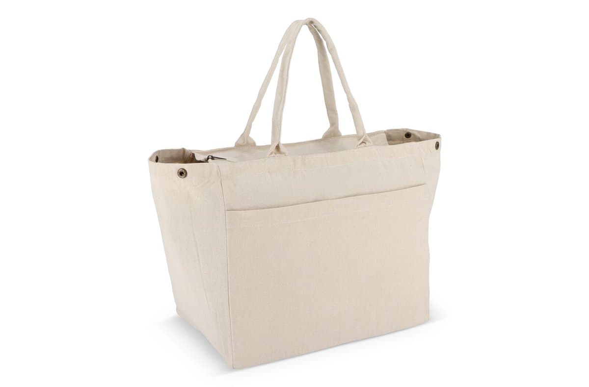 Cotton Tote bag with zip OEKO-TEX® 39 x 24 x 34cm 320g/m² 3