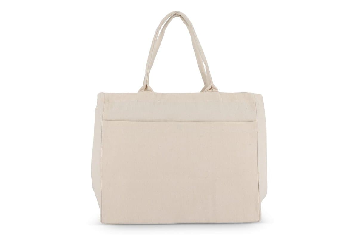 Cotton Tote bag with zip OEKO-TEX® 39 x 24 x 34cm 320g/m² 4