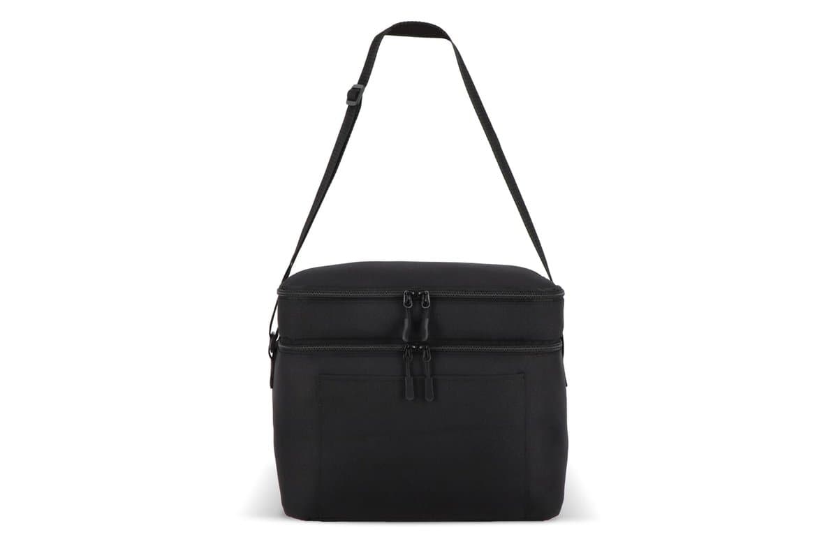 R-PET 600D Dual compartment cooler bag 30 x 20 x 24 cm 12 L 4