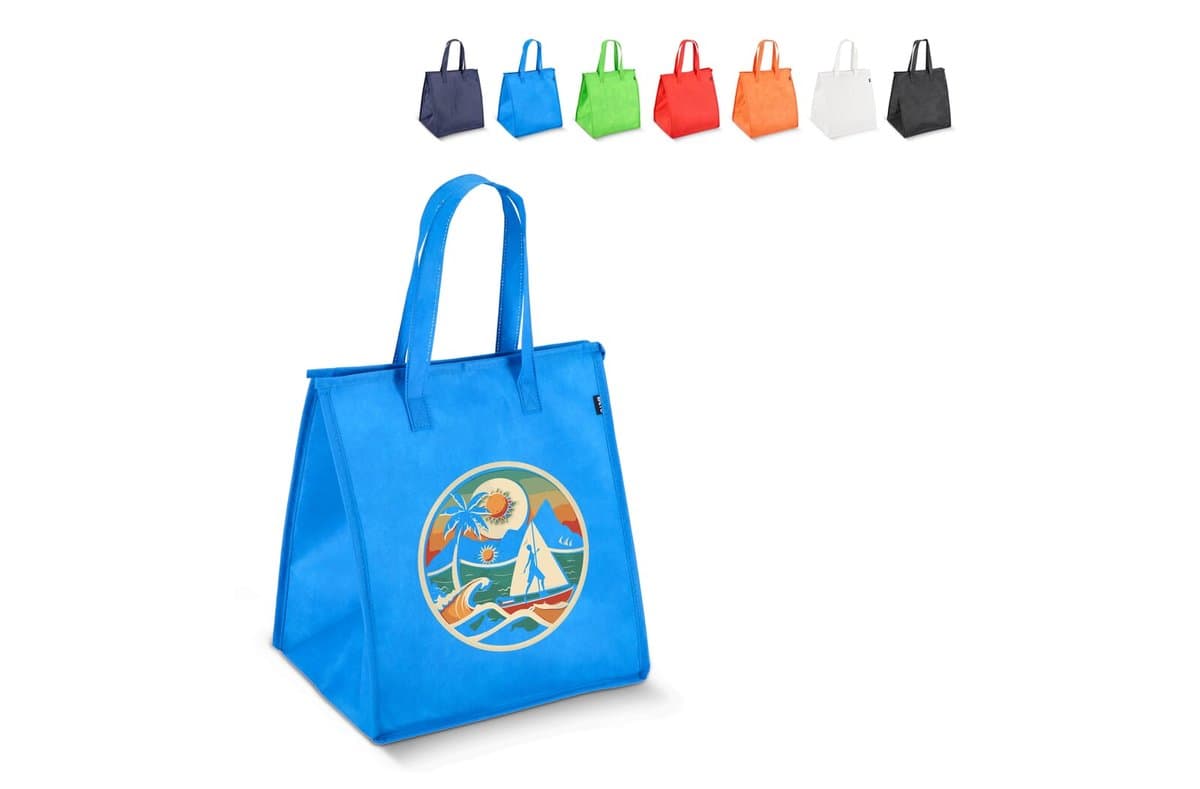 R-PET Cooler bag non-woven 33x 25.5 x 37cm 75g/m²
