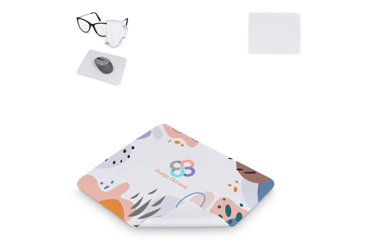 Microfiber mouspad with silicon dots 18x22cm (325g/m²) sublimation