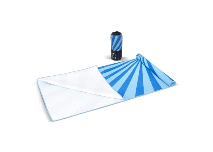 R-PET quick dry beach towel 100x180cm with pouch (200g/m²) sublimation 2