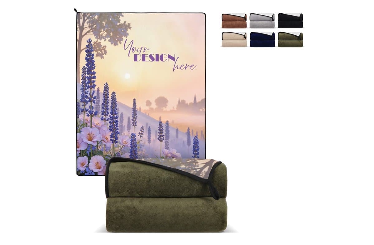 Bonded coral fleece blanket 120x150cm (500g/m²) sublimation