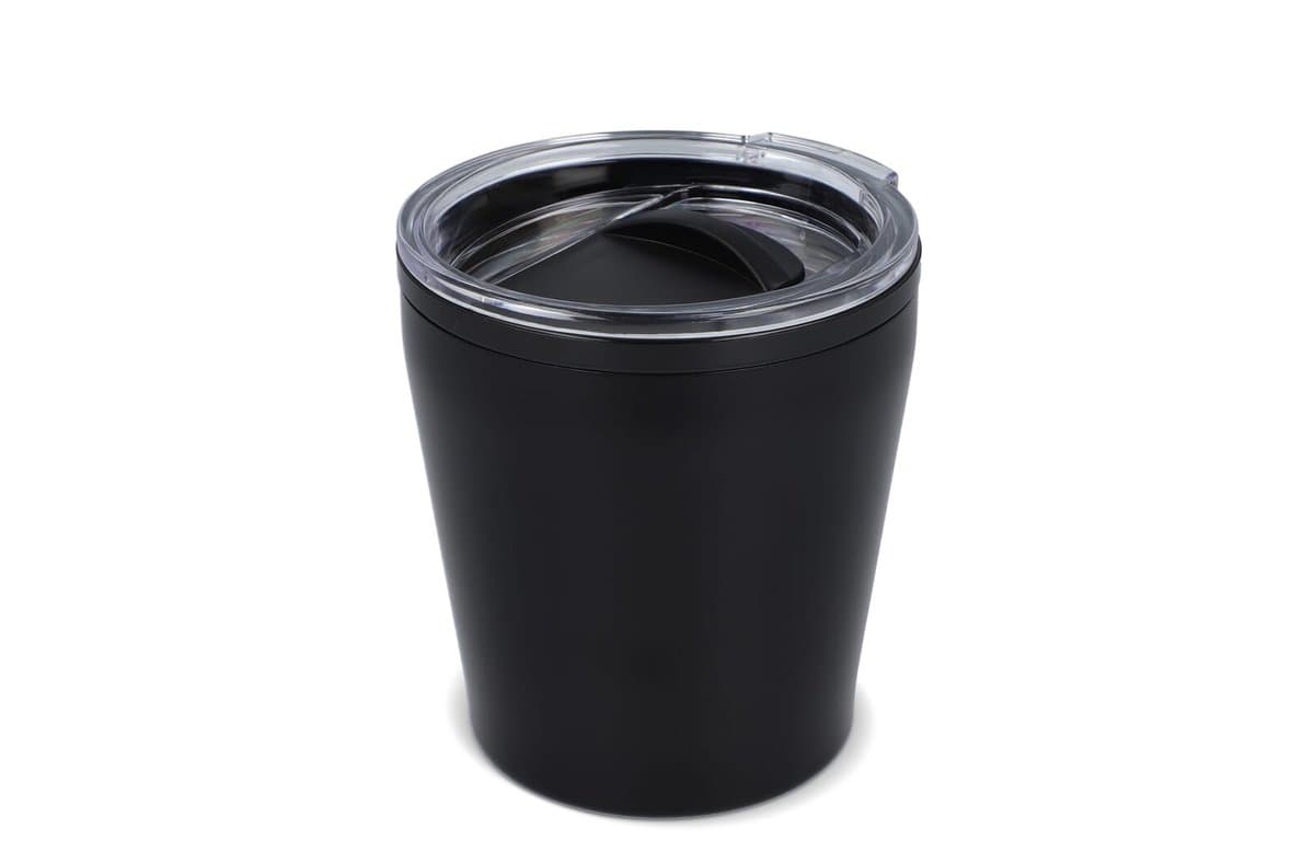 Double walled coffee mug metallic 180ml 3