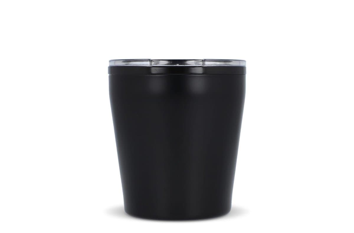 Double walled coffee mug metallic 180ml 4