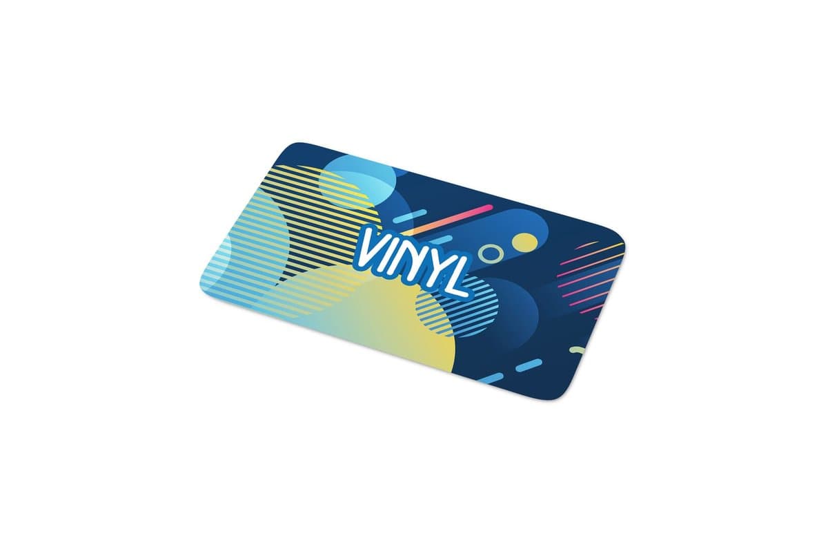 Vinyl Sticker Rectangle 20x10mm 2