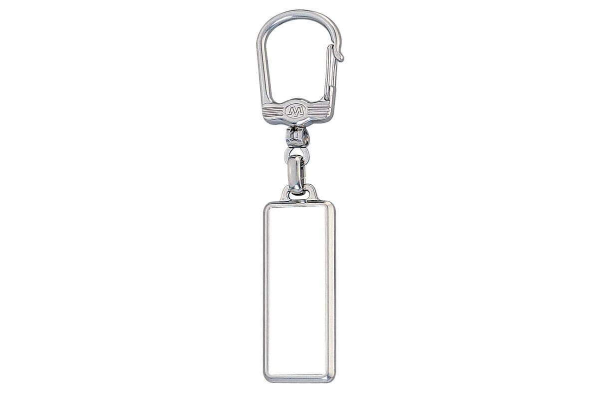 Keyring metal, rectangle 3