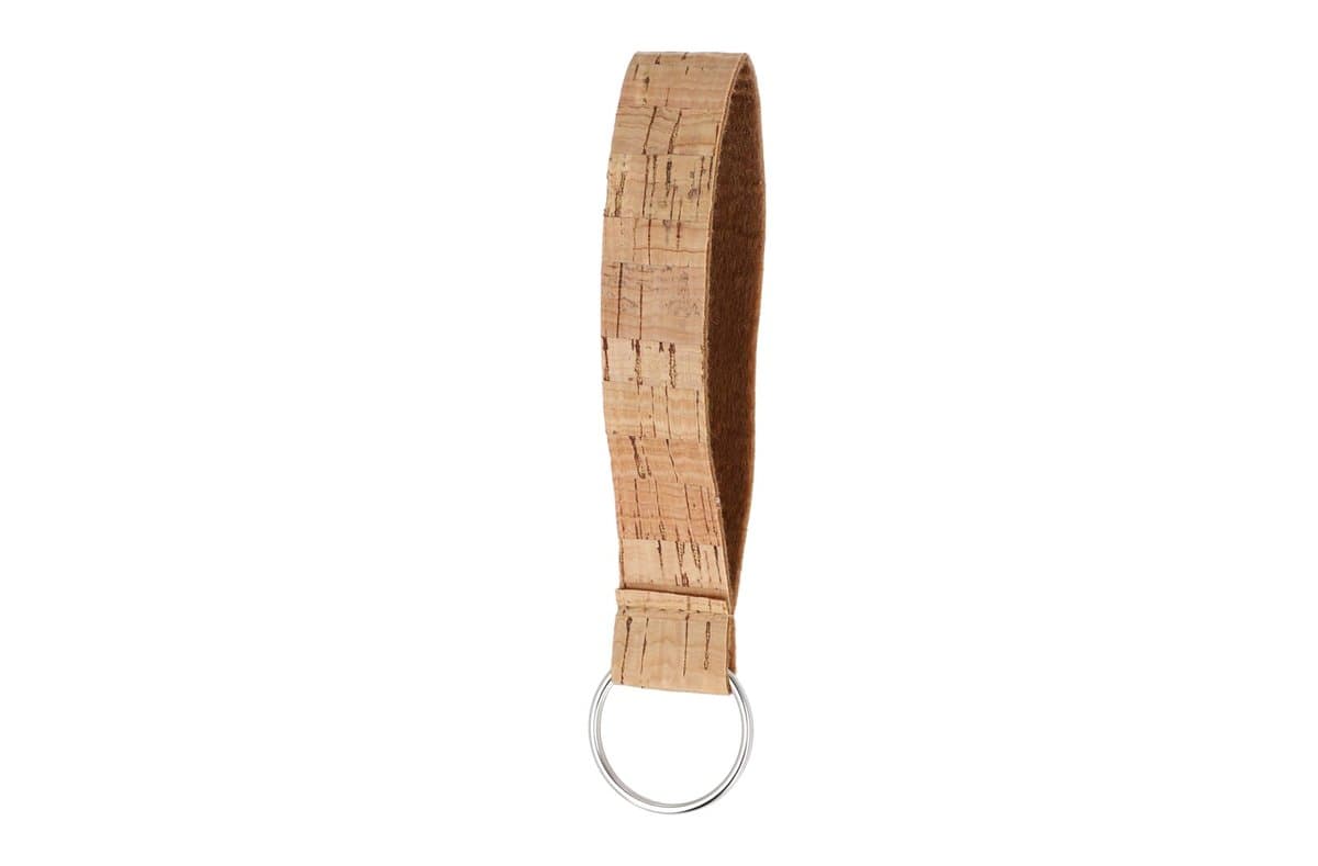 Cork wrist strap with keyring 4