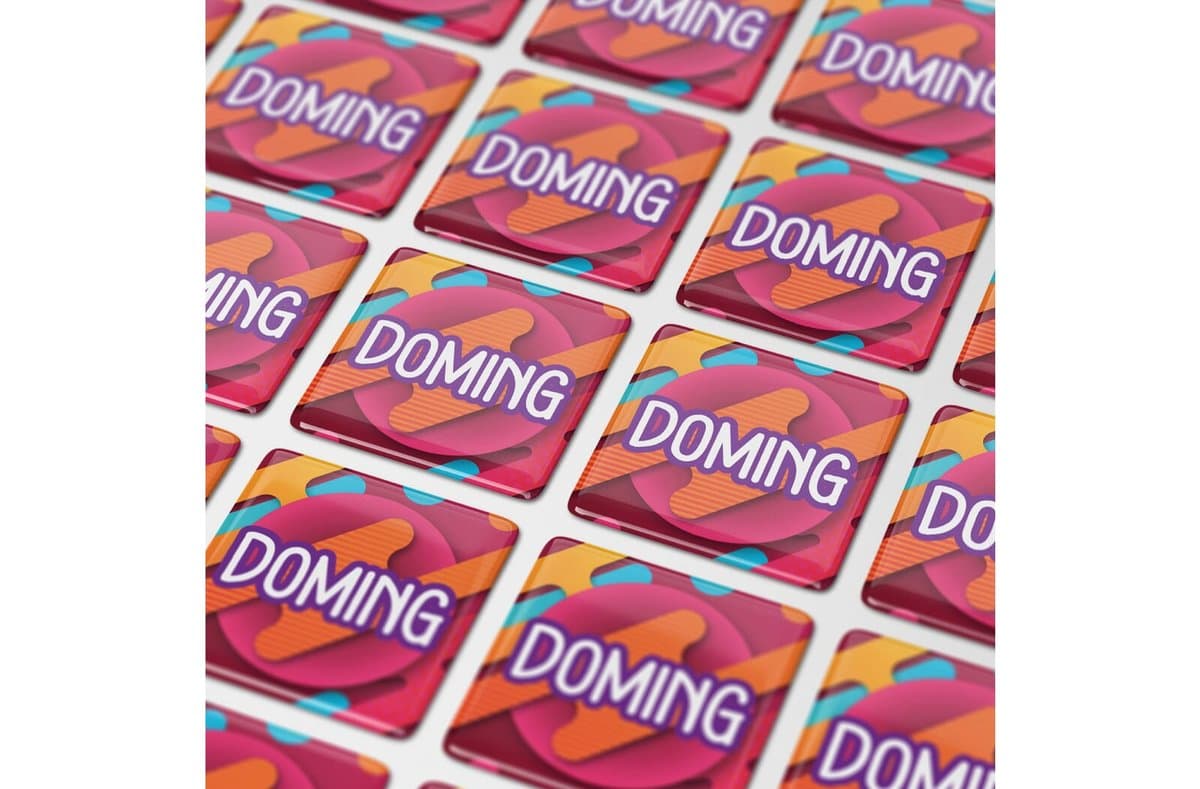 Doming Square 25x25 mm