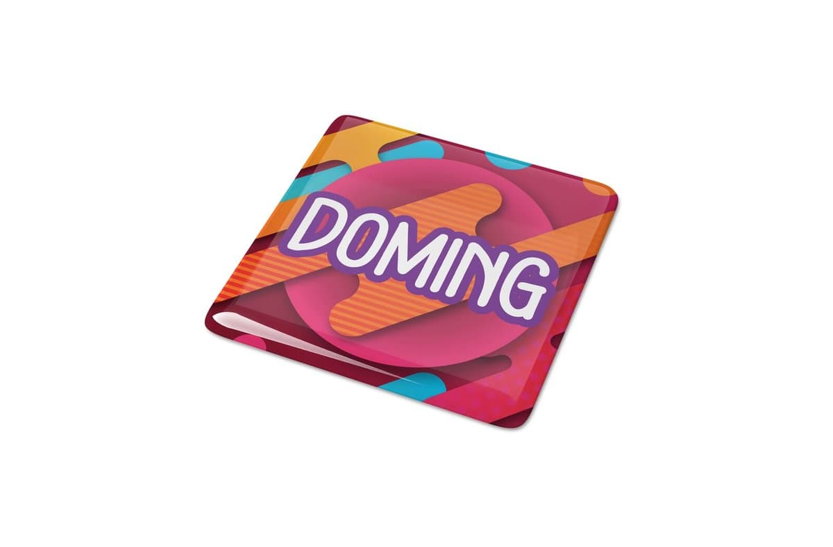 Doming Square 25x25 mm 3