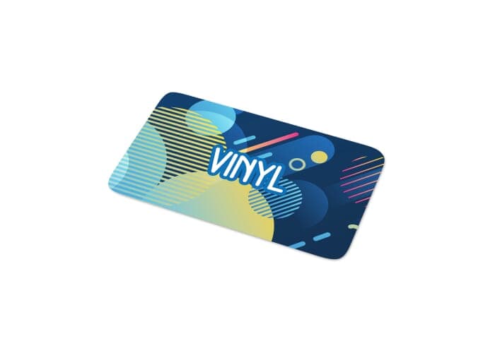 Vinyl Sticker Rectangle 40x20mm 2
