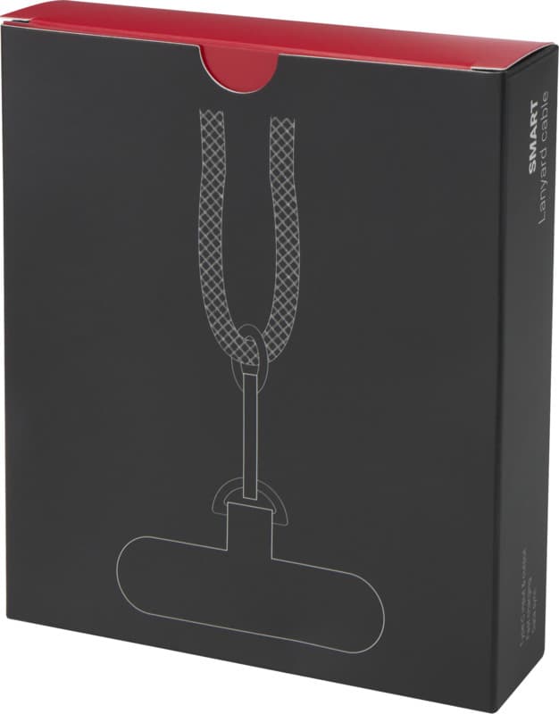 SMART 65W RPET charging cable with lanyard 5