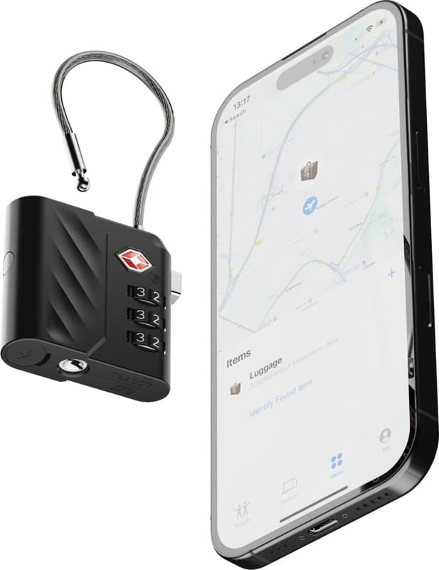 Xtorm Lock Tag TSA combination lock with location tracker 4