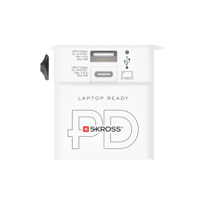 SKROSS® MUV AC65PD world adapter with USB-C cable  4