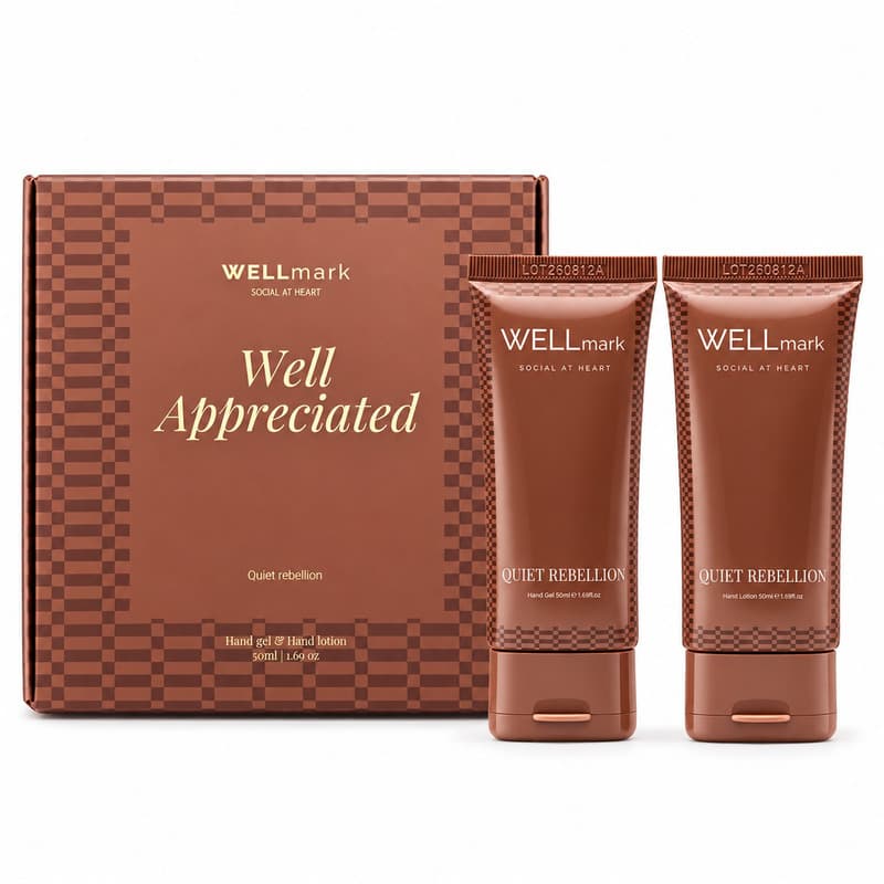 Wellmark Quite Rebellion 70 ml hand wash and 70 ml hand lotion gift set