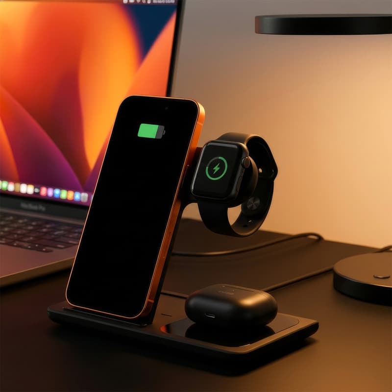SCX.design W38 MagStand 4-in-1 wireless charging station 5