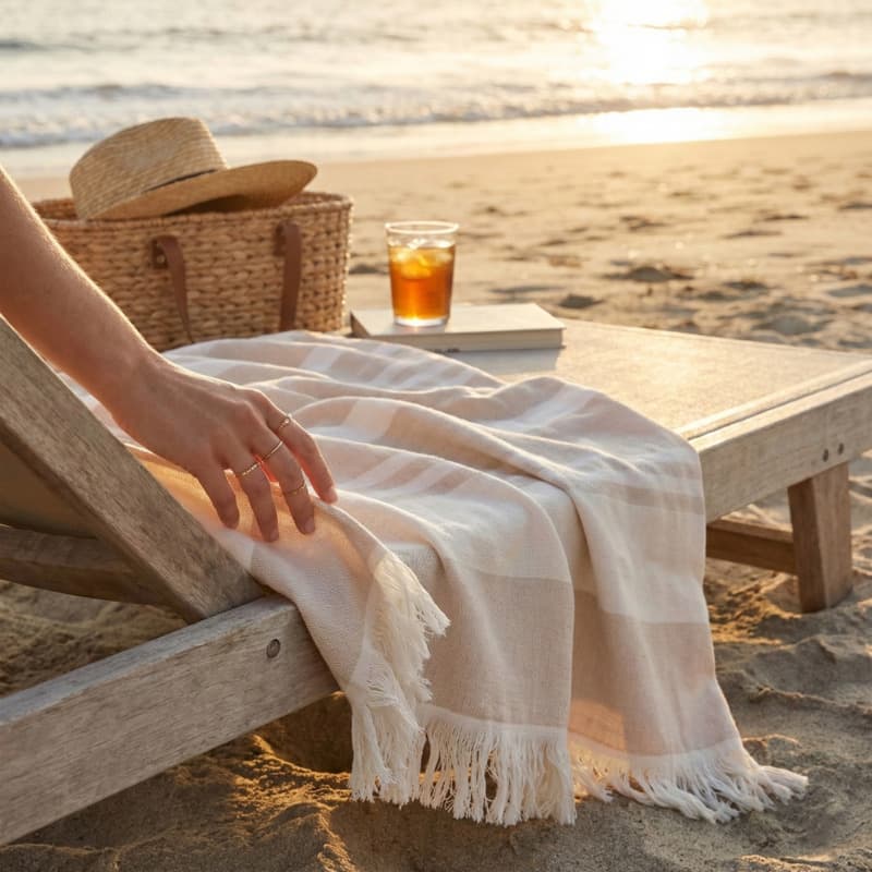 Citizen Green Axeline organic cotton hammam fouta 3