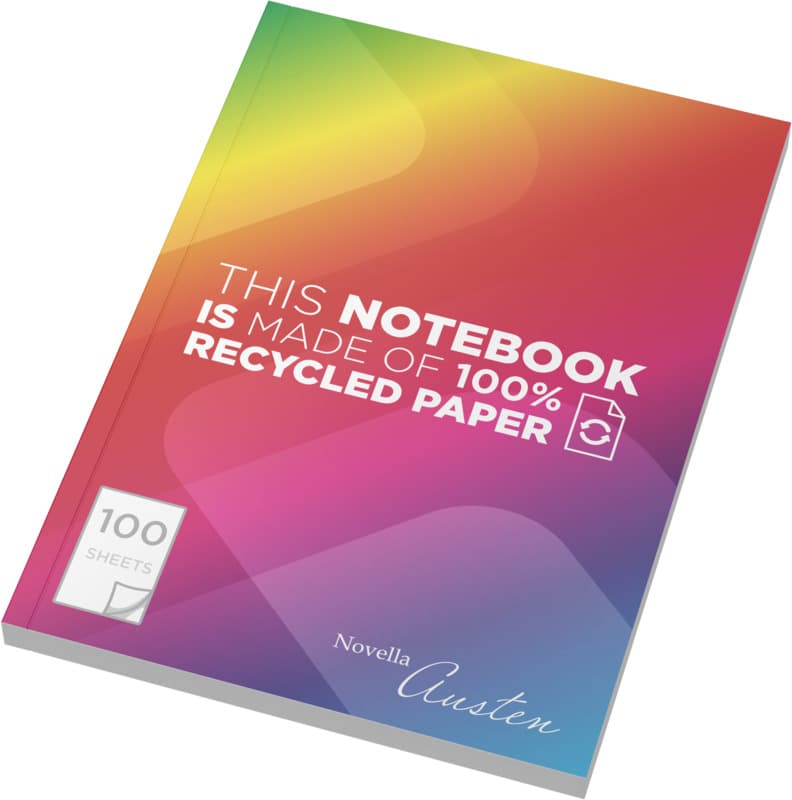Novella Austen A5 recycled soft cover notebook - 100 sheets