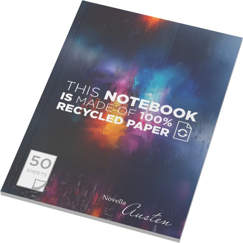 Novella Austen A5 recycled soft cover notebook - 50 sheets