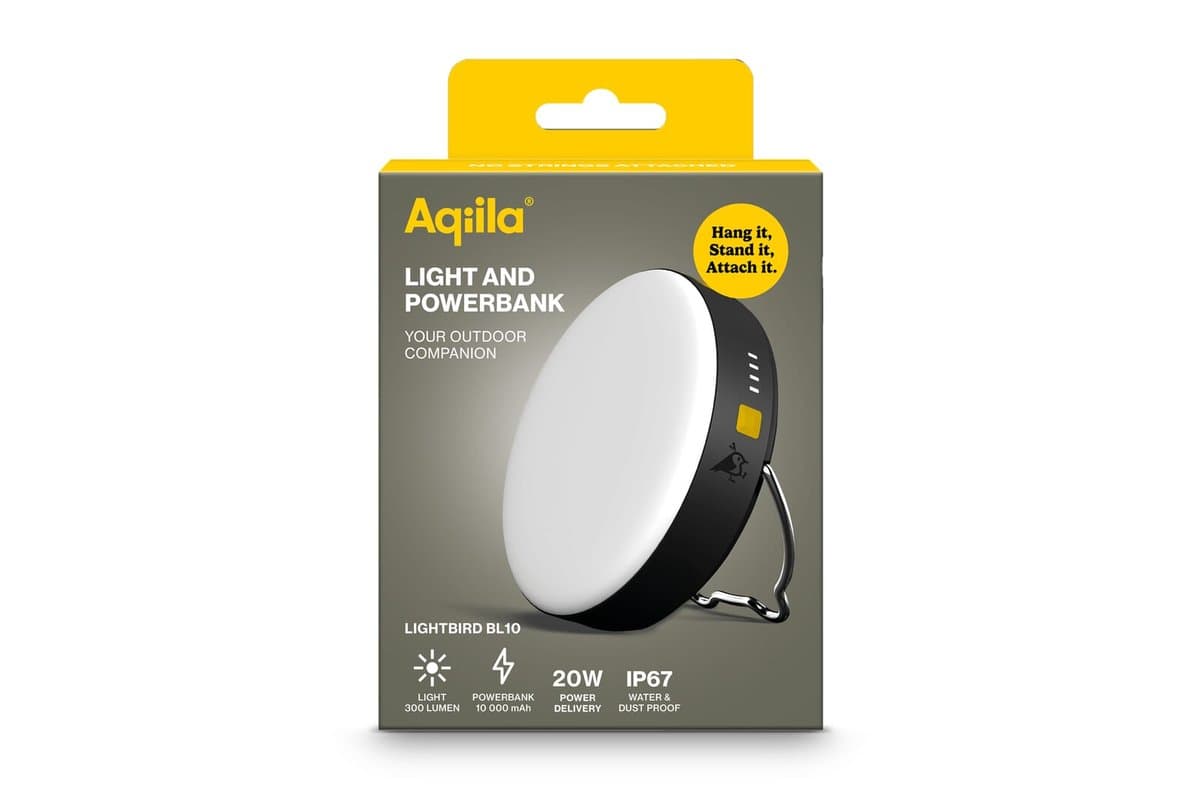 Aqiila Powerbird BL10 Light and Powerbank 10.000 mAh 5