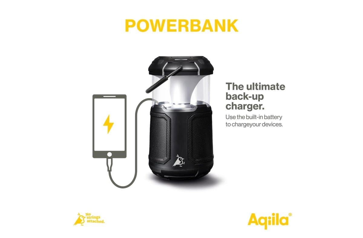 Aqiila Soundbird B10 Bluetooth Speaker with Light and Powerbank 5