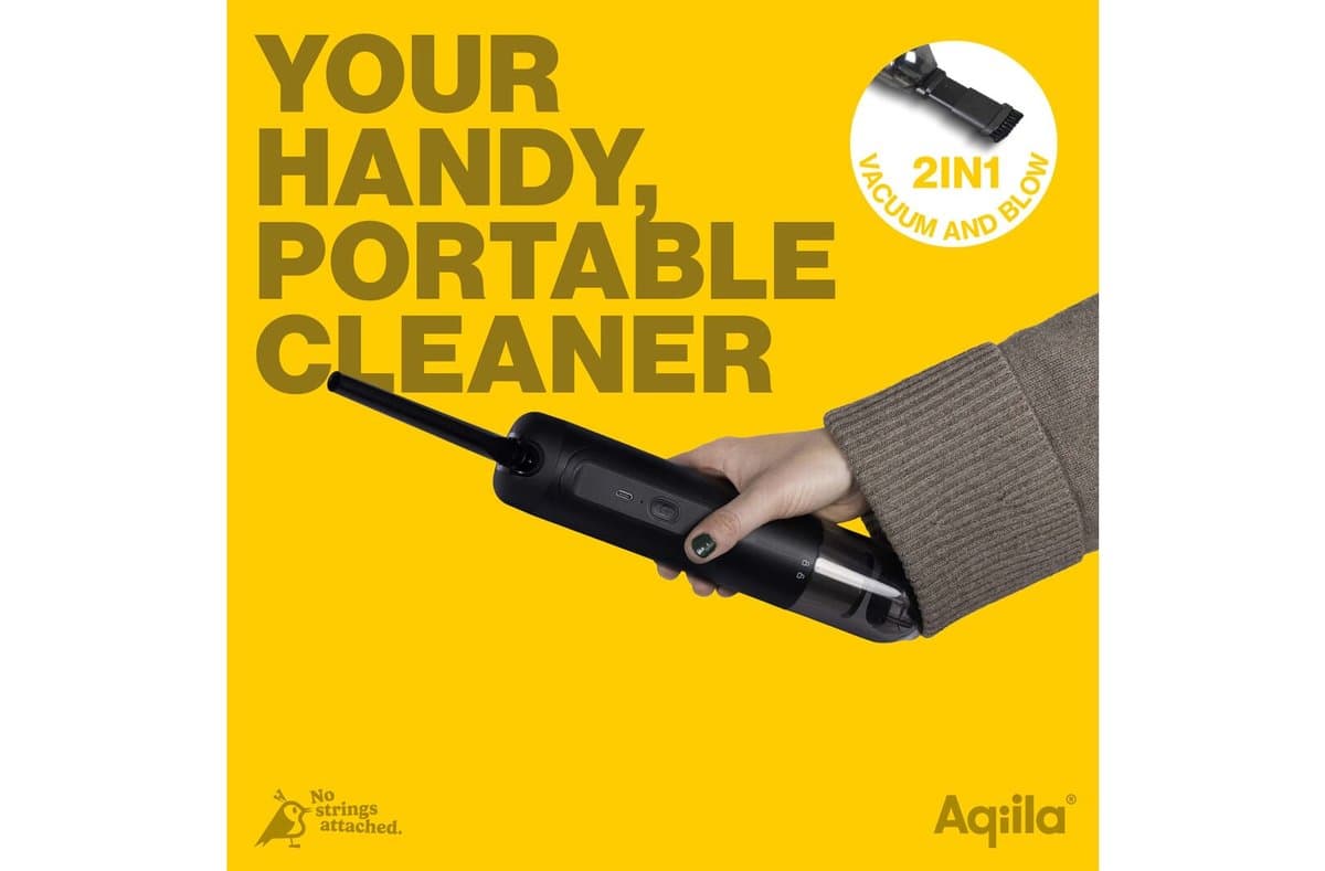 Aqiila Airbird VB1 Mini Vacuum Cleaner & Blower 4
