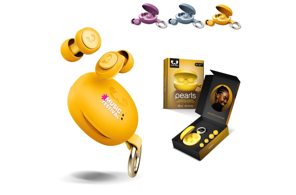 Fresh 'n Rebel Pearls Fresh Festival Earplugs – Certified Hearing Protection
