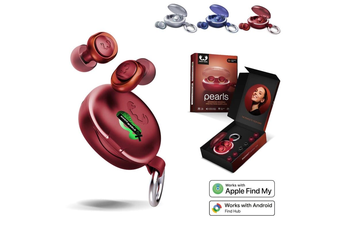 Fresh 'n Rebel Pearls Radiant Festival Earplugs – Certified Hearing Protection