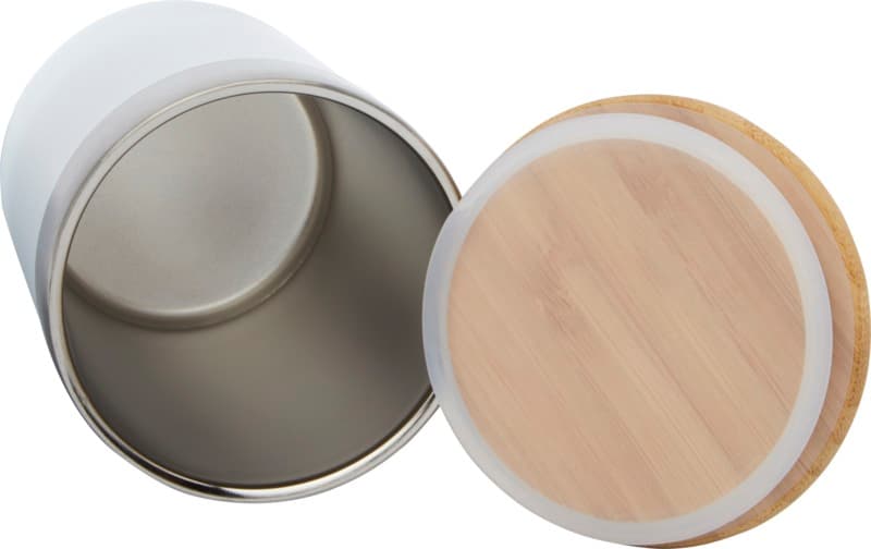 Lagan 330 ml copper vacuum insulated stainless steel tumbler with bamboo lid 4