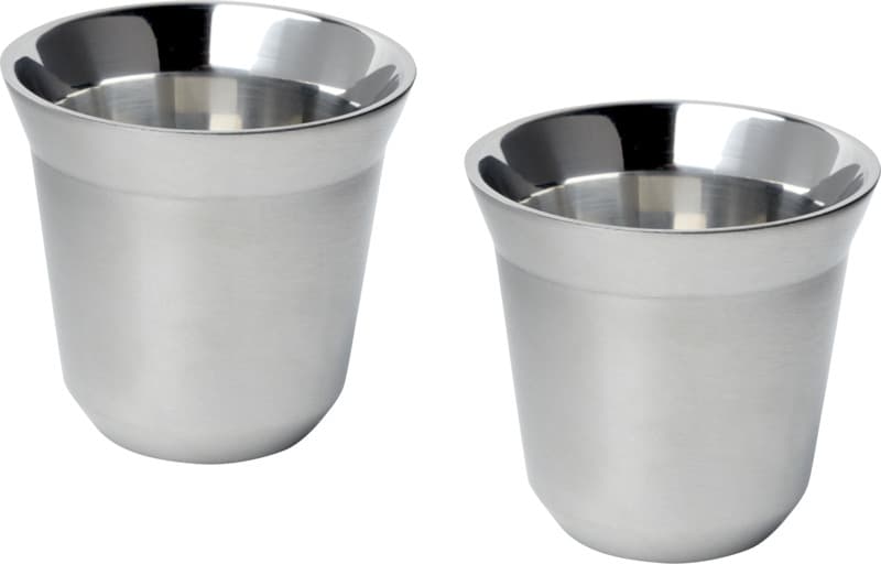 Duo 80 ml RCS certified stainless steel espresso cup set  3