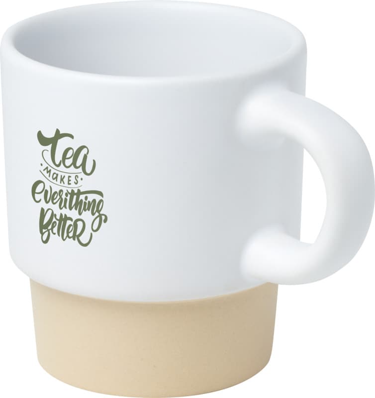 Olympia 130 ml stackable expresso cup with clay bottom 5