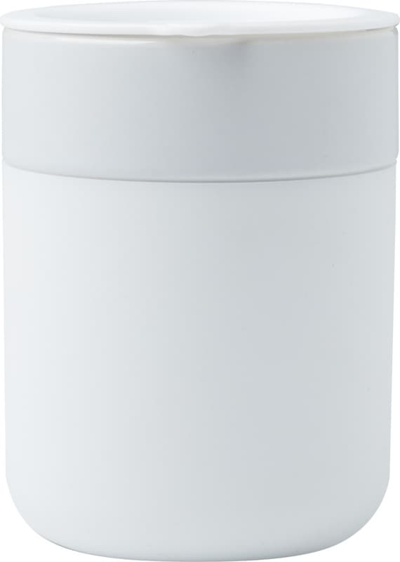 Java 330 ml ceramic tumbler with silicone wrap and plastic lid 2