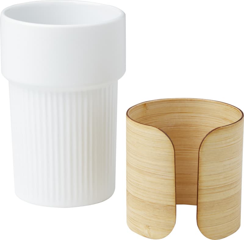 Fika 340 ml tumbler with bamboo sleeve 3