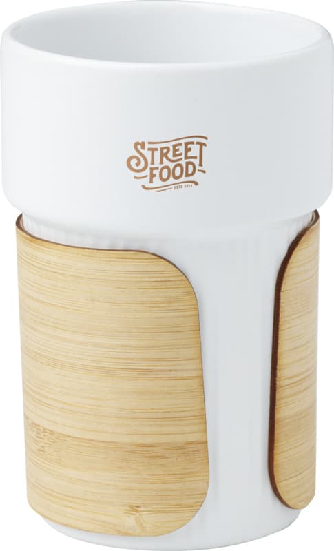 Fika 340 ml tumbler with bamboo sleeve 5