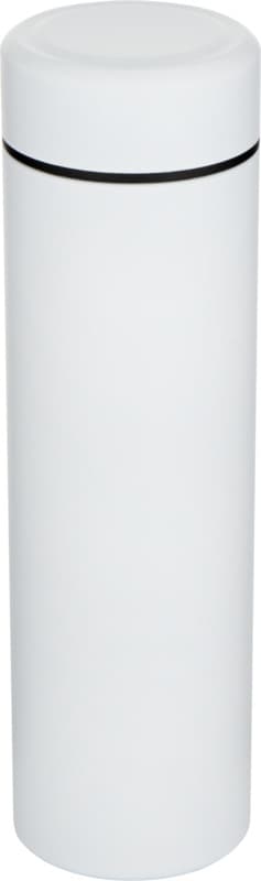 Taylor 450 ml double wall stainless steel flask with tea strainer