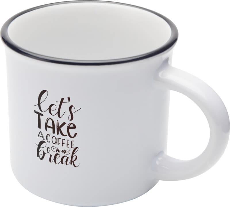 Bari 240 ml ceramic mug with glossy finish 5