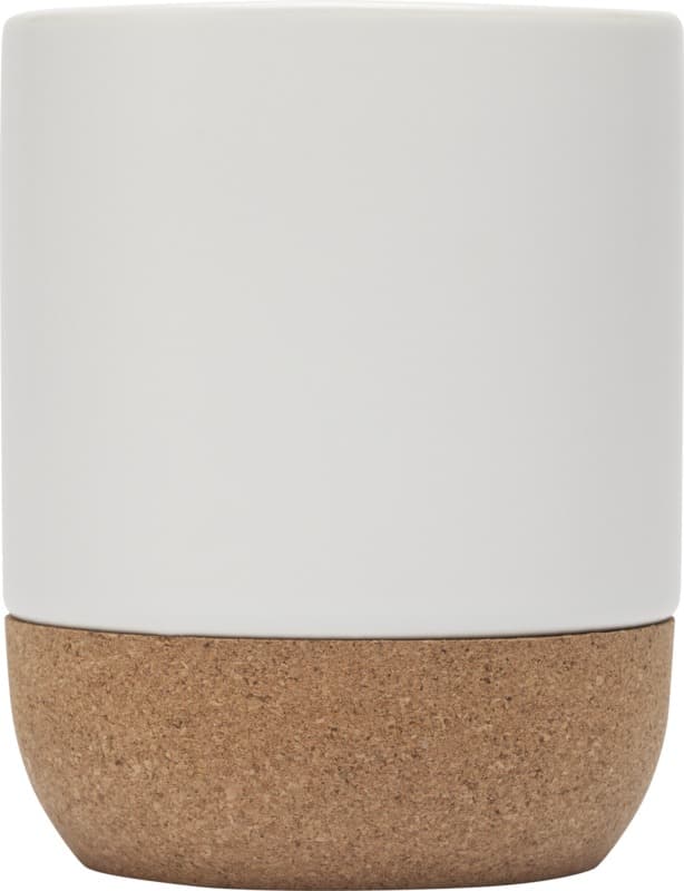 Billie 300 ml ceramic sublimation mug with cork details 2