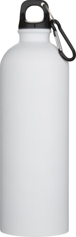 Oregon 750 ml matte RCS recycled single wall stainless steel water bottle with carabiner 2