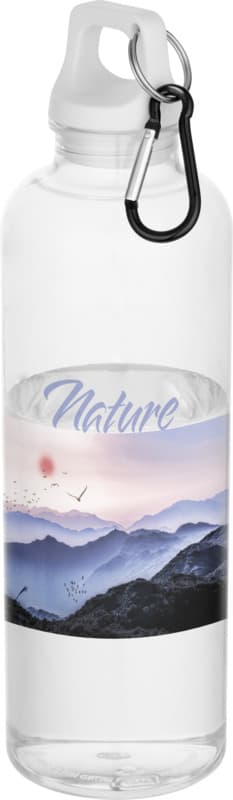 Oregon 750 ml RCS recycled plastic water bottle with carabiner 5