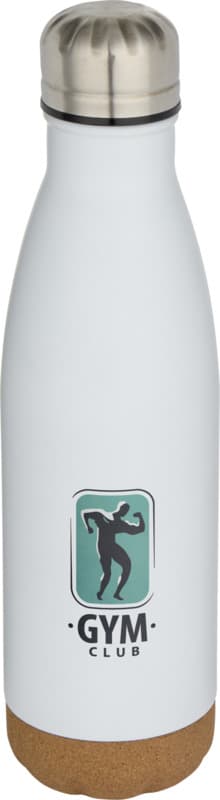 Cove 500 ml double wall vacuum insulated stainless steel water bottle with cork details 4