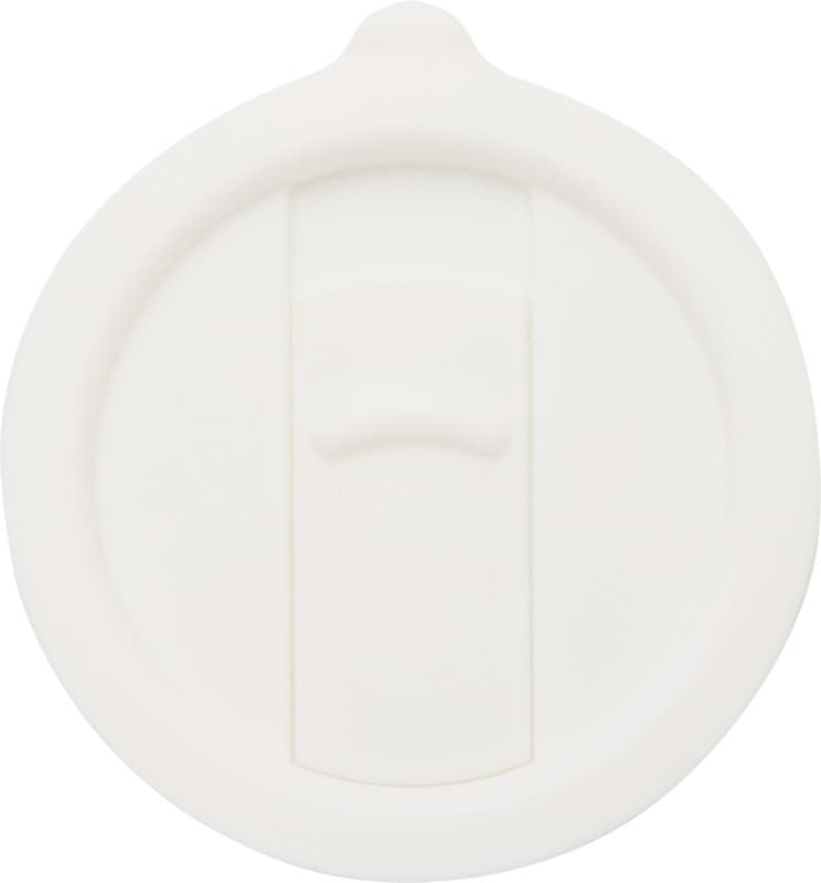 Carter 450 ml ceramic mug with plastic lid 4