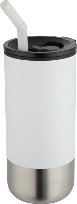 Grayson 480 ml RCS recycled insulated tumbler with straw
