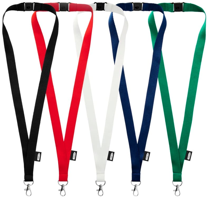 Tom recycled PET lanyard with breakaway closure 3