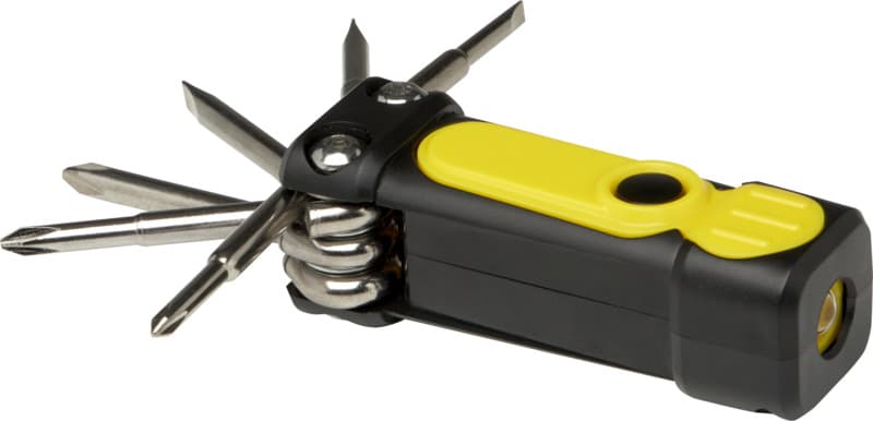 Octo 8-in-1 RCS recycled plastic screwdriver set with torch 4